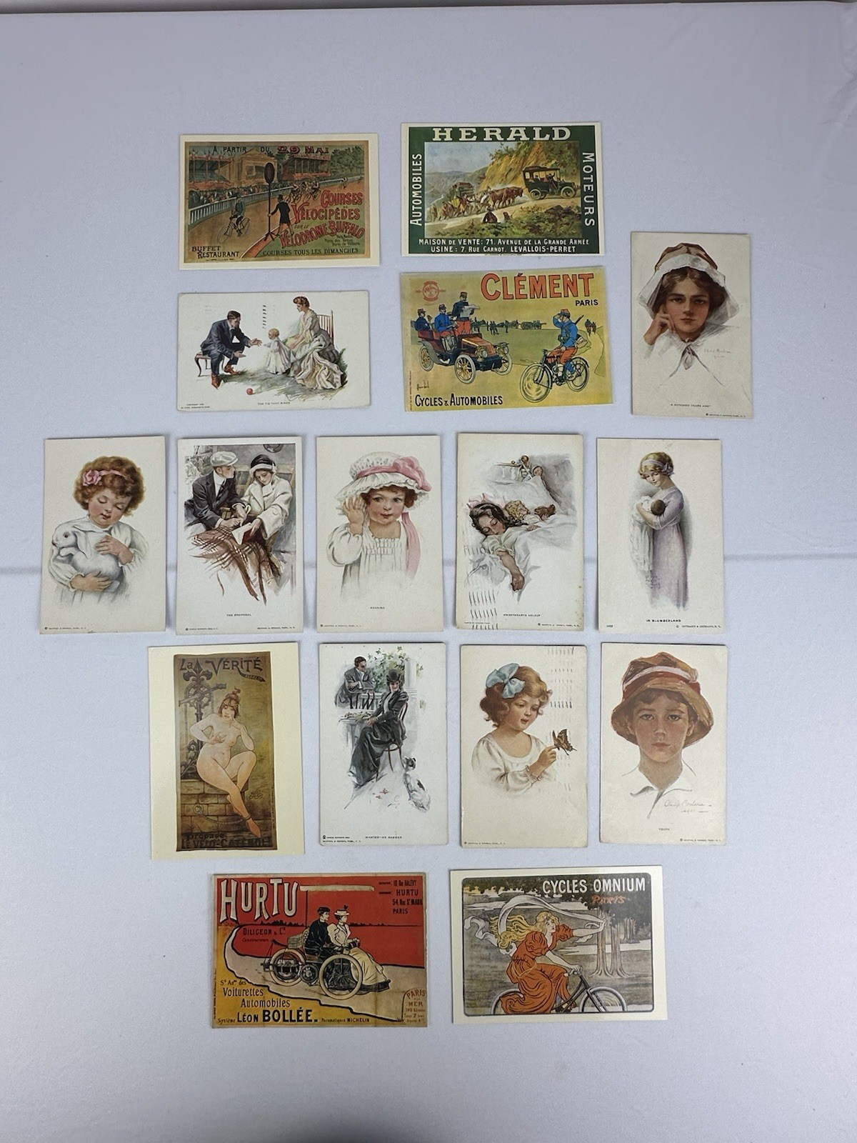 Lot Of 16 Vintage Antique Postcards