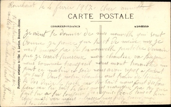 Postcard Ronchamp Haute Saône, Puits Arthur de Buyer – 10728503