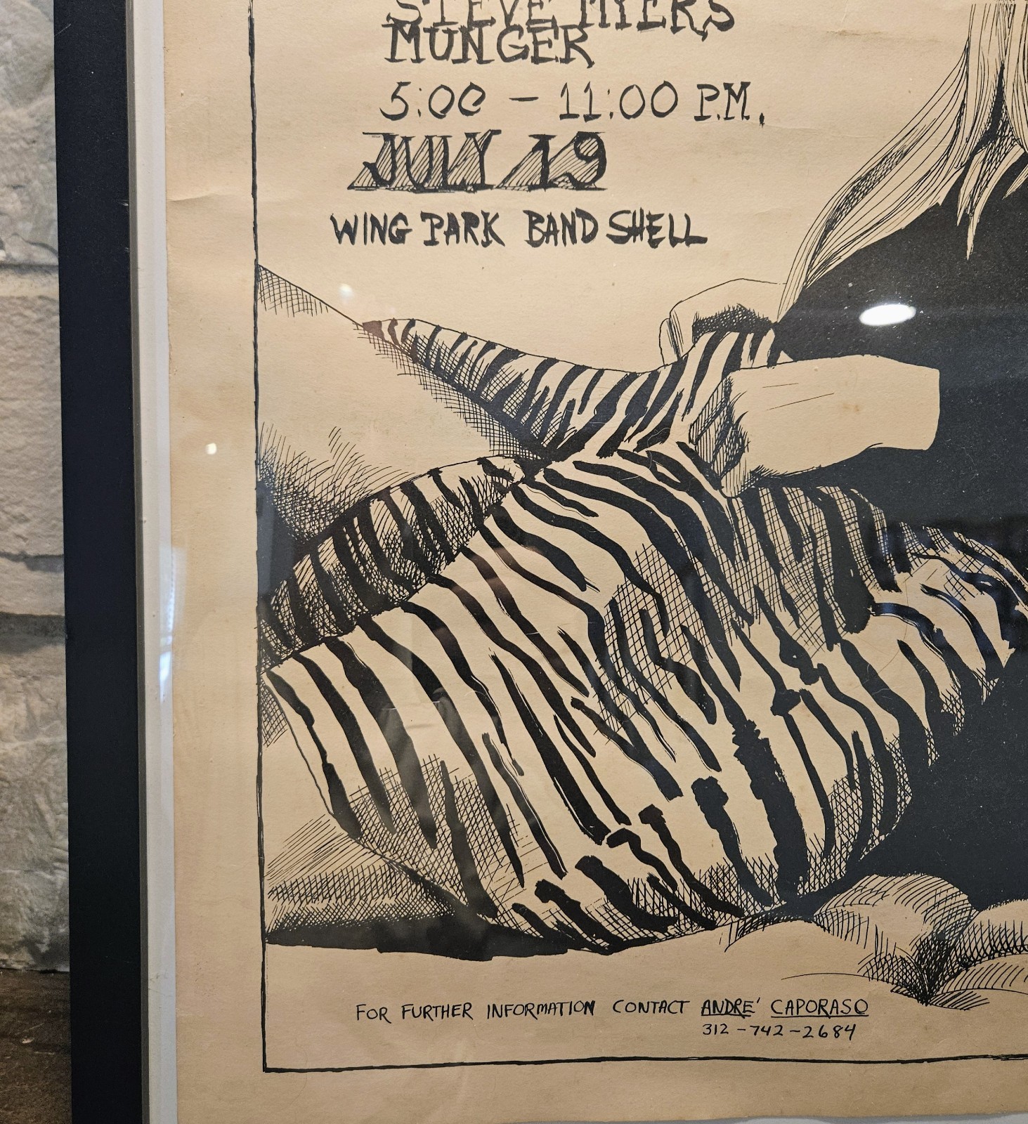 *VERY RARE* Original “THE FLOCK” Concert Poster 1970 By David Archibald