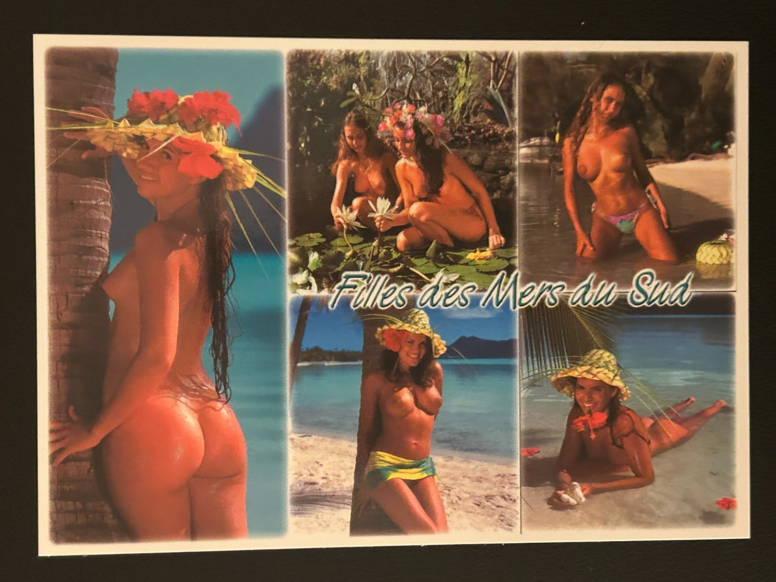 Vintage Postcards From Tahiti Islands NATIVE WOMAN Lot of 10 (#19)