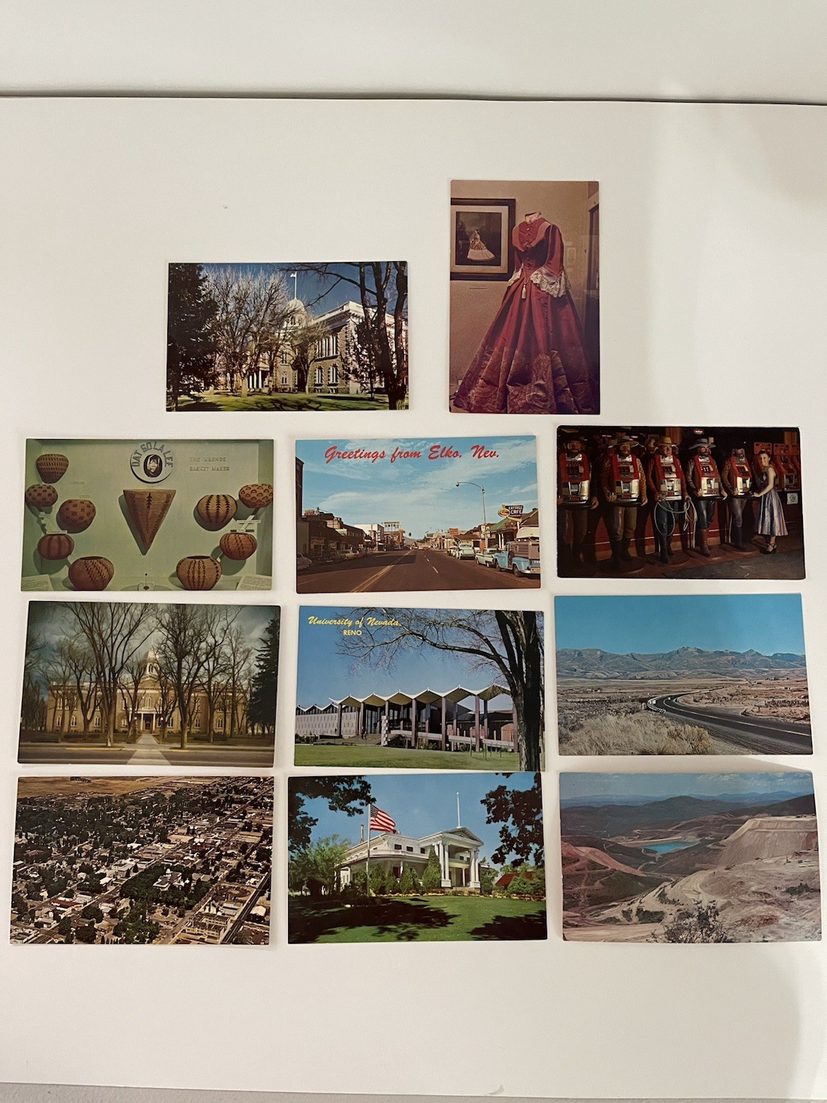 Nevada Postcards Mixed Lot Of 8 Unused
