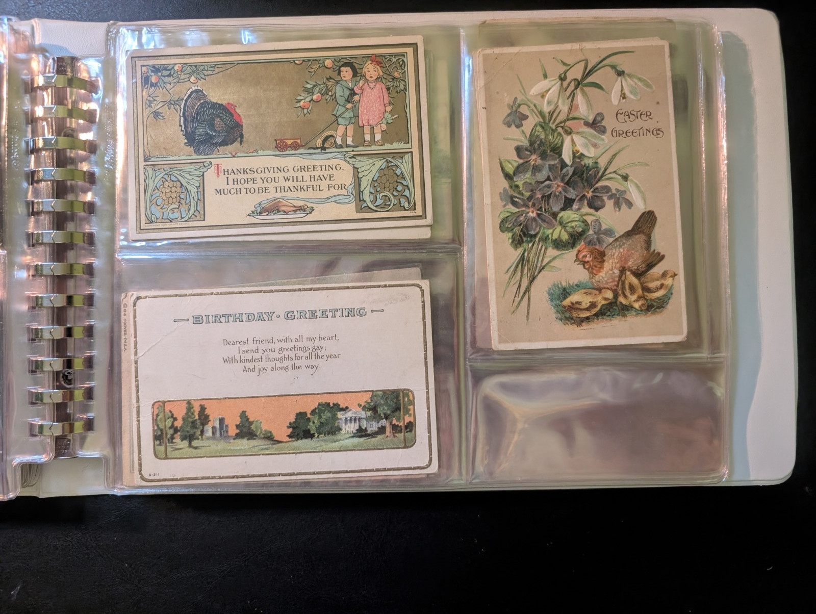Early 1900s Postcard Collection – plastic sleeved in binder 100+