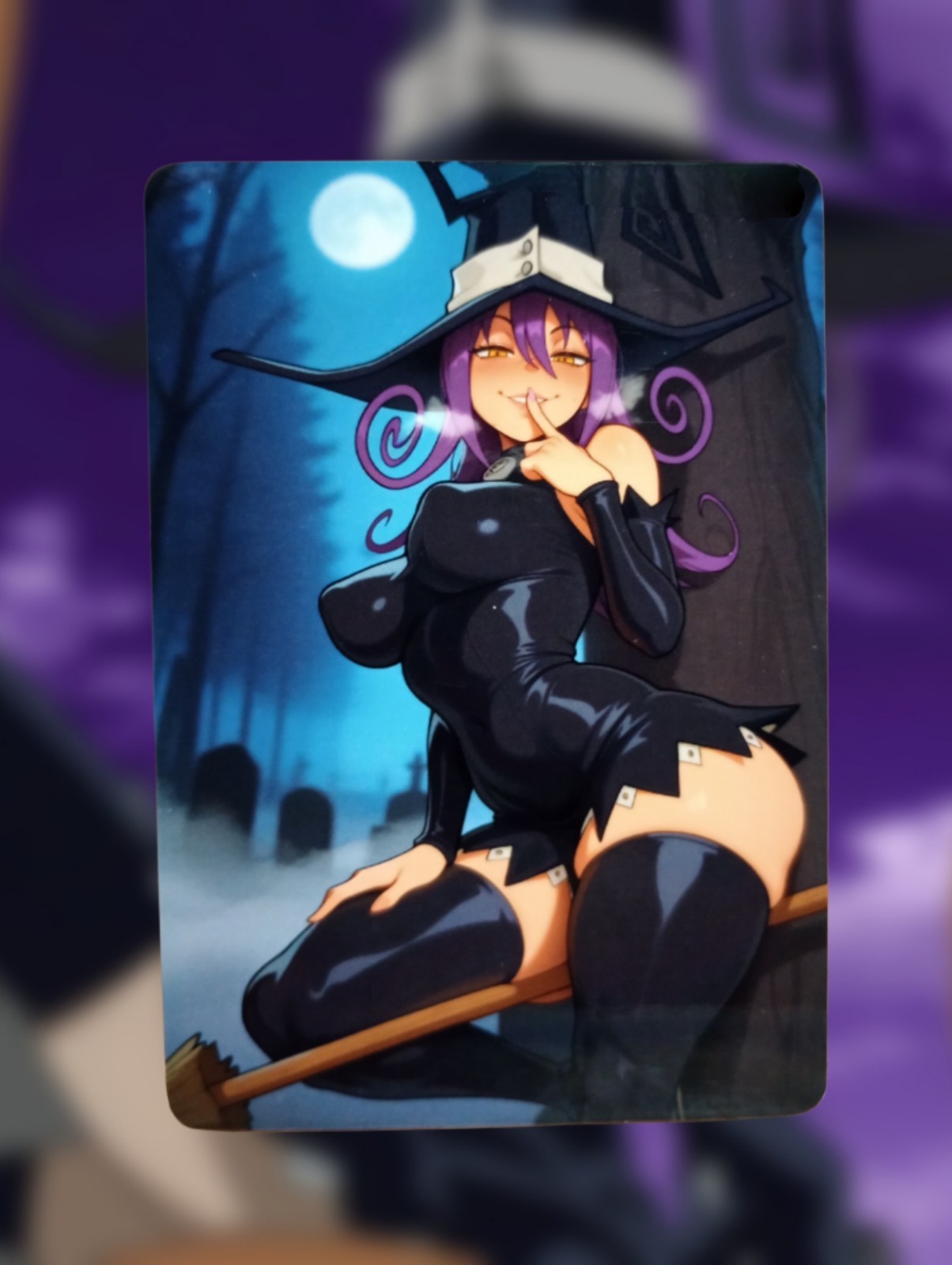 Blair Soul Eater Anime Waifu Sexy Goddess Doujin Lewd Hentai Card