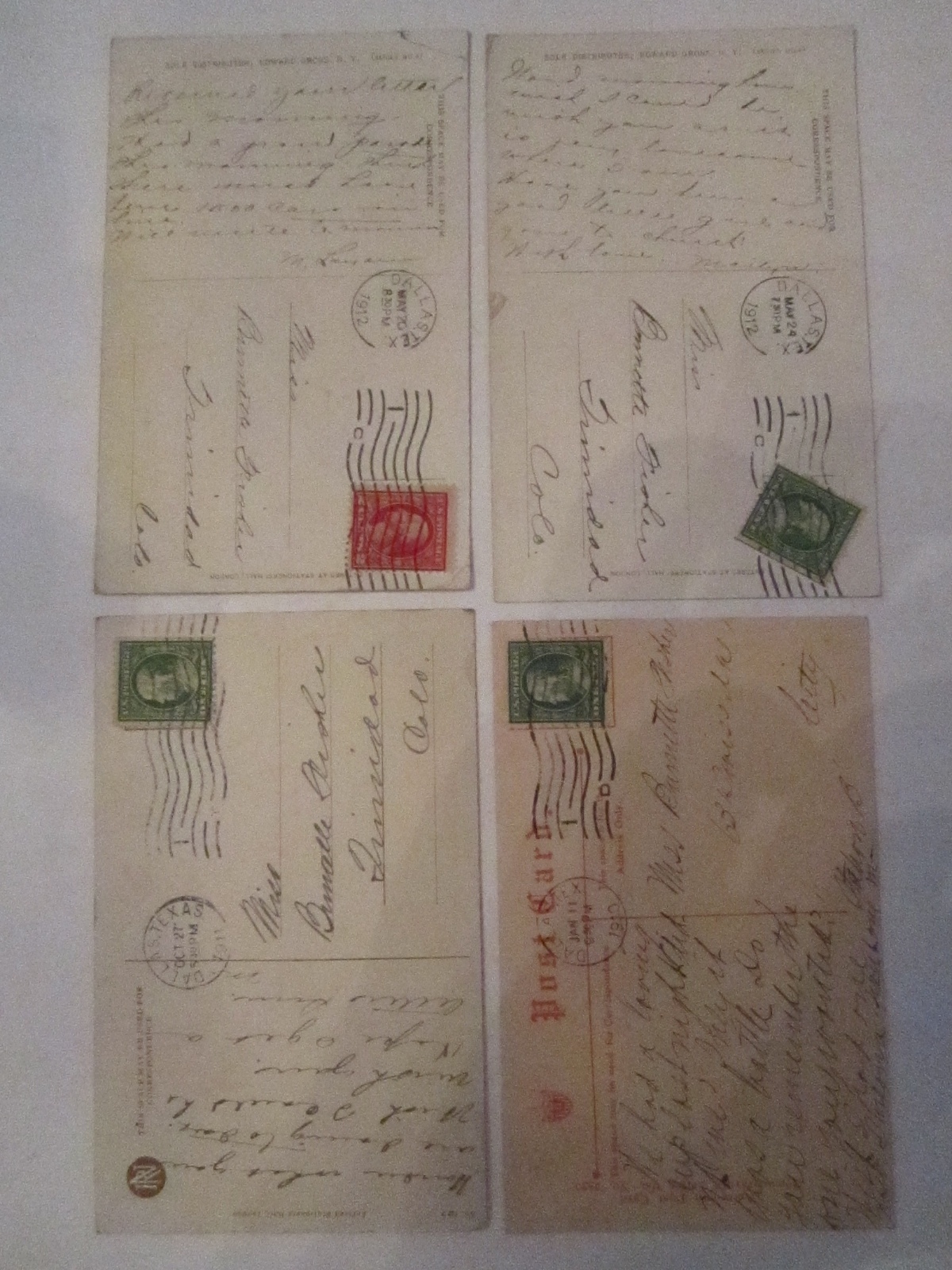 20 VINTAGE POSTCARDS – VARIOUS ARTISTS – PRE 1911 – COLLECTIBLE – LOT F TUB ABC