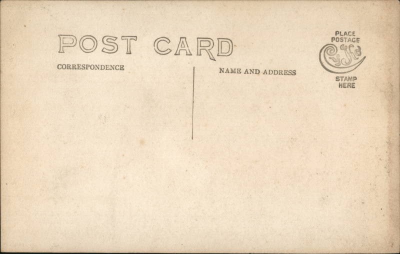 Two-Story House Original Vintage Real Photo Postcard RPPC