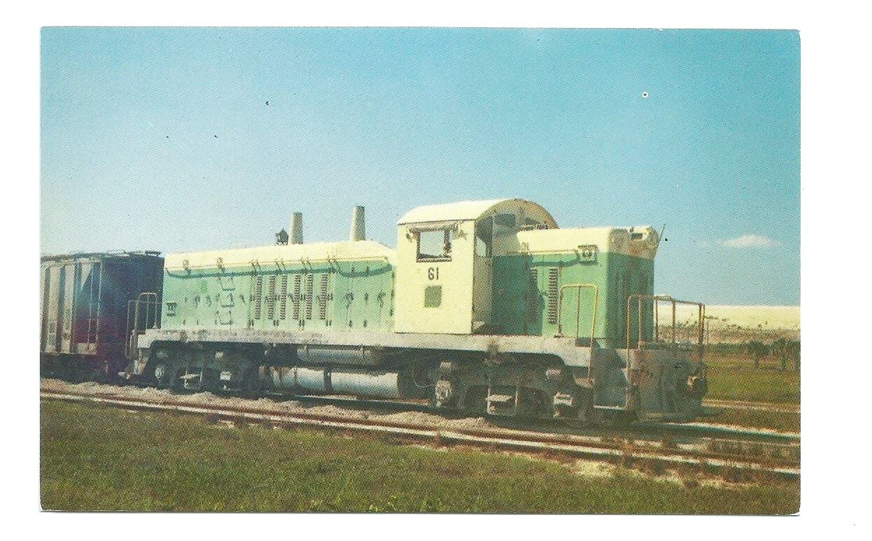L GARDINIER Unit 61 EMD Train RR Postcard Railroad Tampa FL Florida