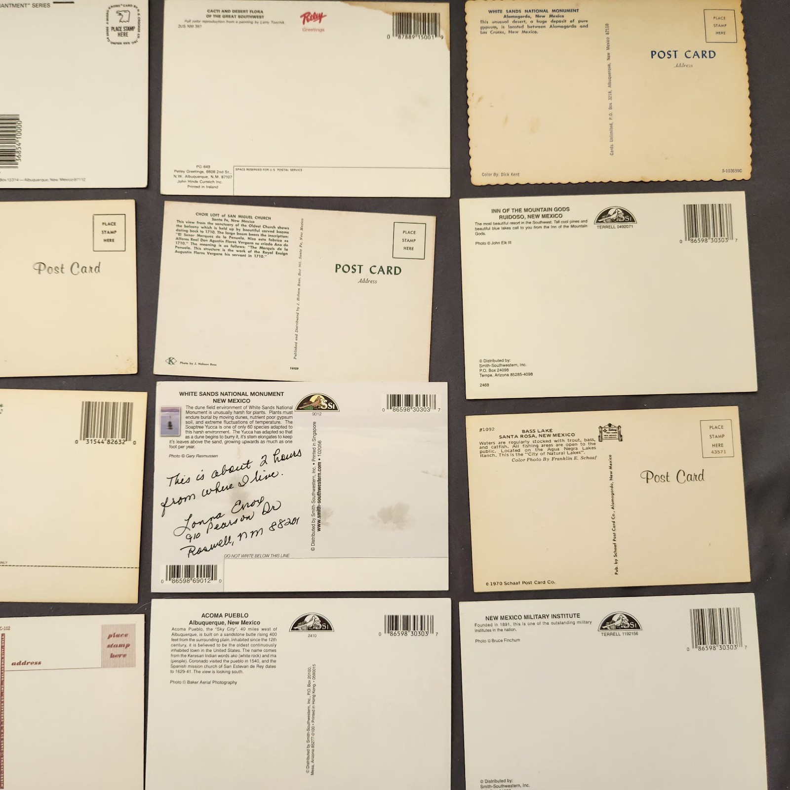 Lot of 27 NEW MEXICO Postcard Wildlife Nature Cities Landmark 1970-2000’s Mix